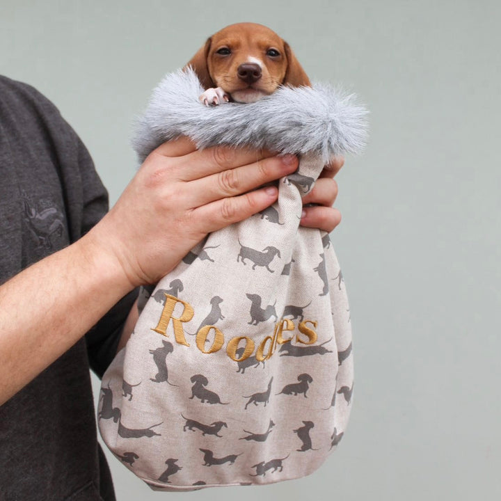 Natural Dachshund Snuggle Sacks