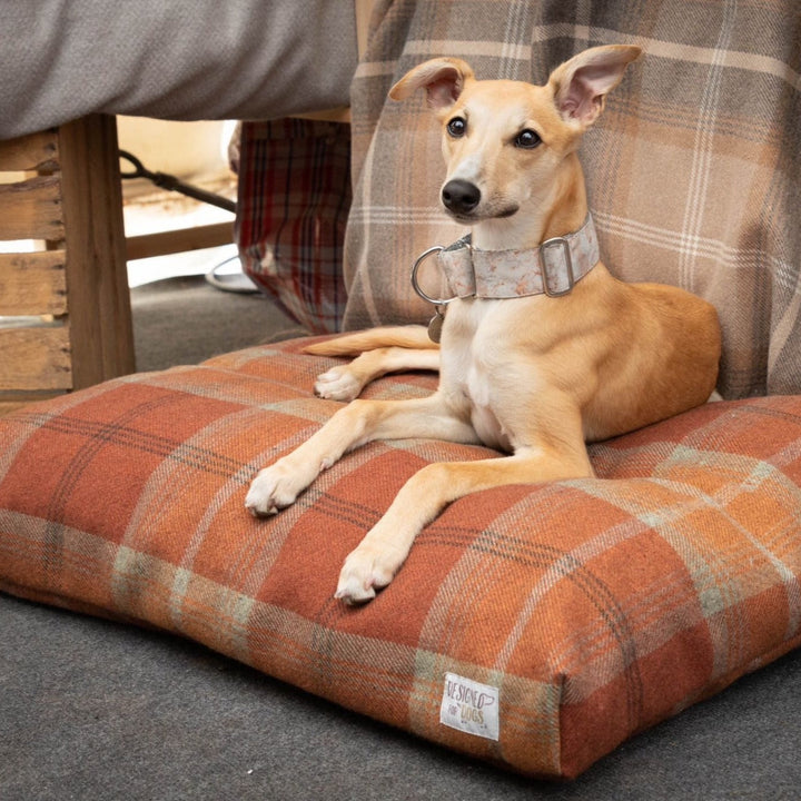 Warm Spice Tartan Mattress Bed