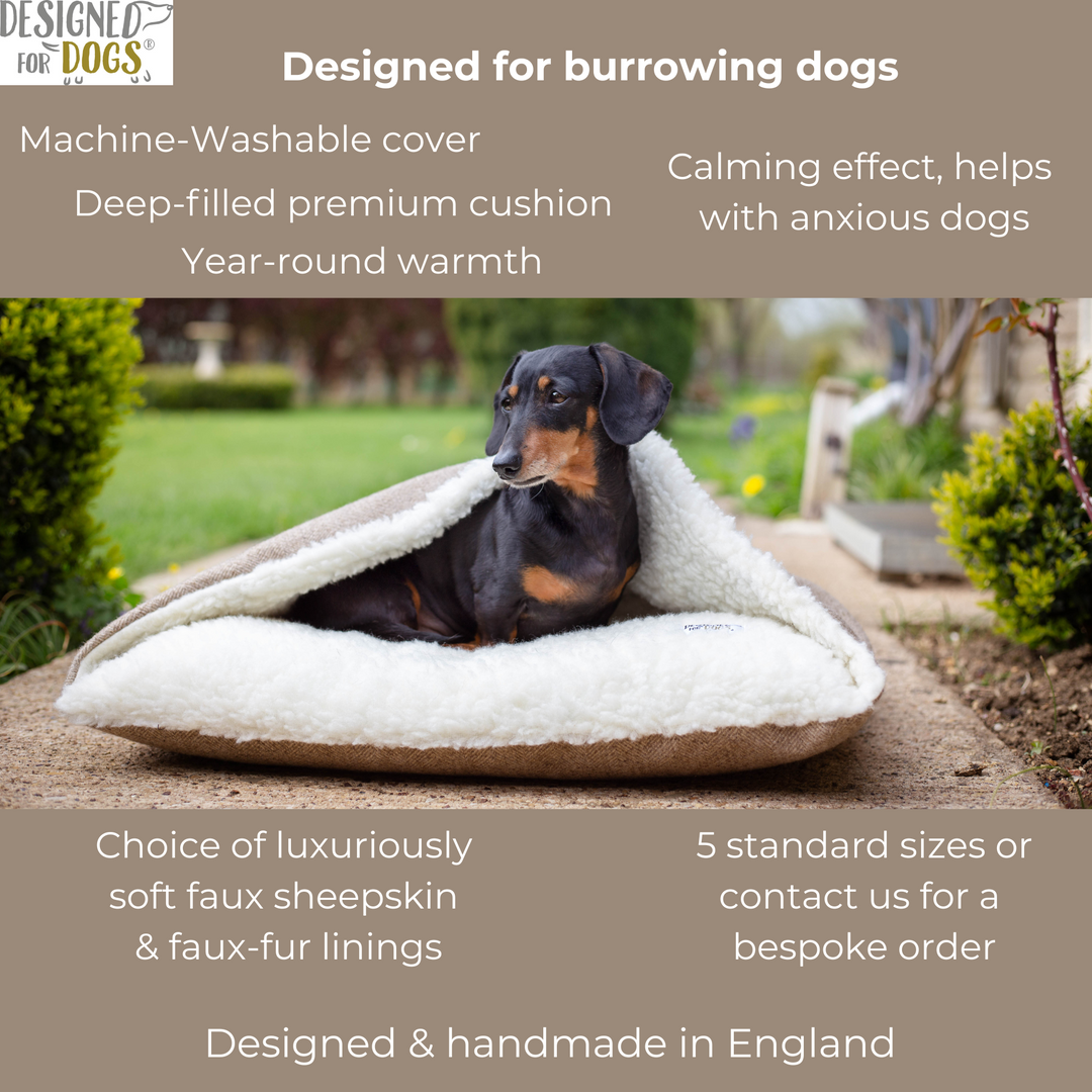 Stone Tweed Doggy Den Bed