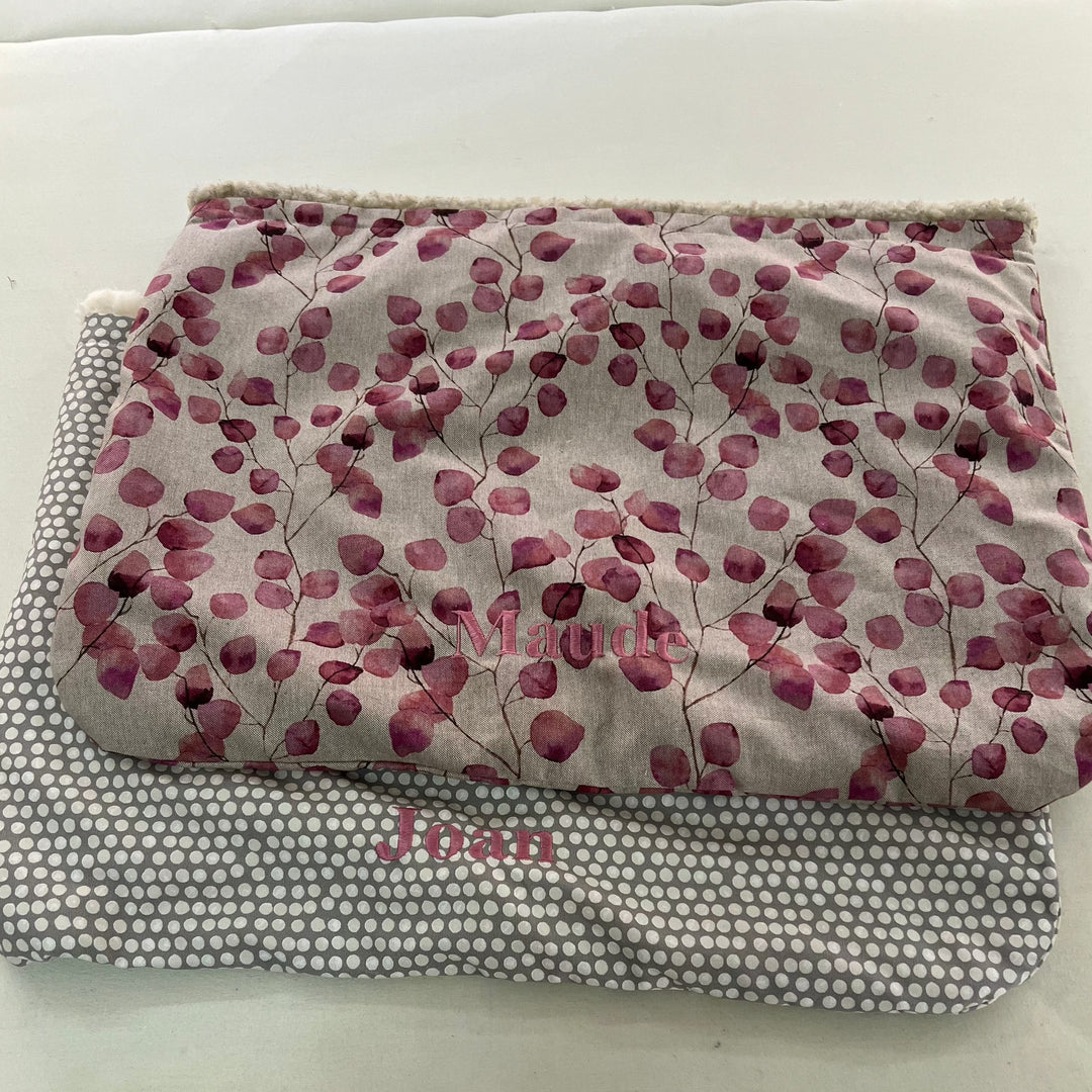 Rose Pink Leaves Snuggle Sacks