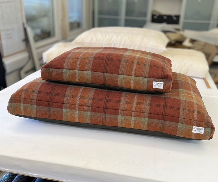 Warm Spice Tartan Mattress Bed