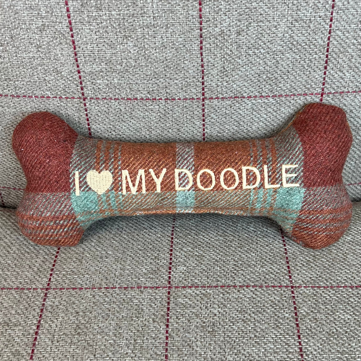 I Love My (Dog Breed) Dog Toy