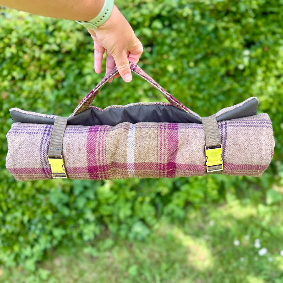 Heather Tartan Picnic Pads