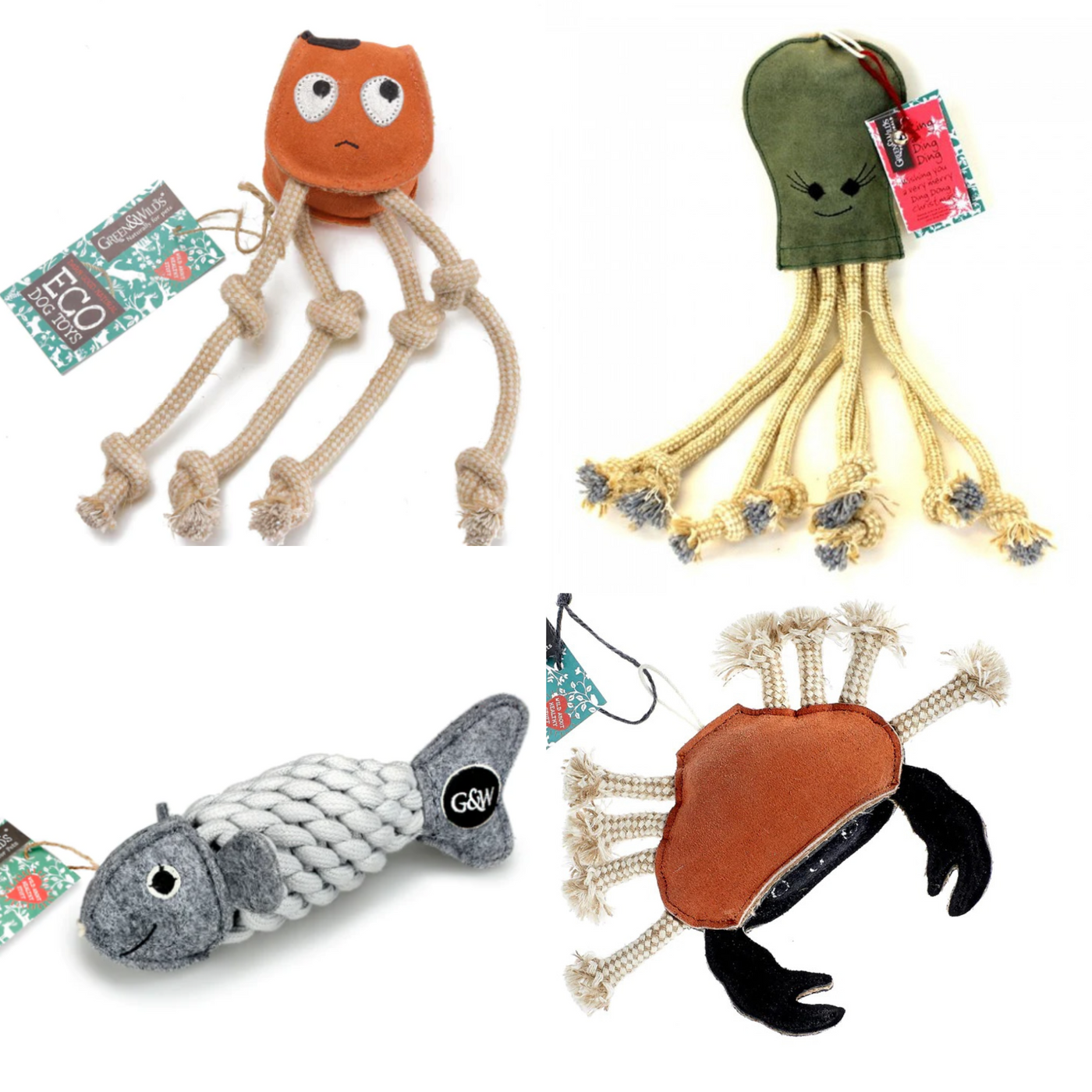 Eco Dog Toys From Green & Wild's
