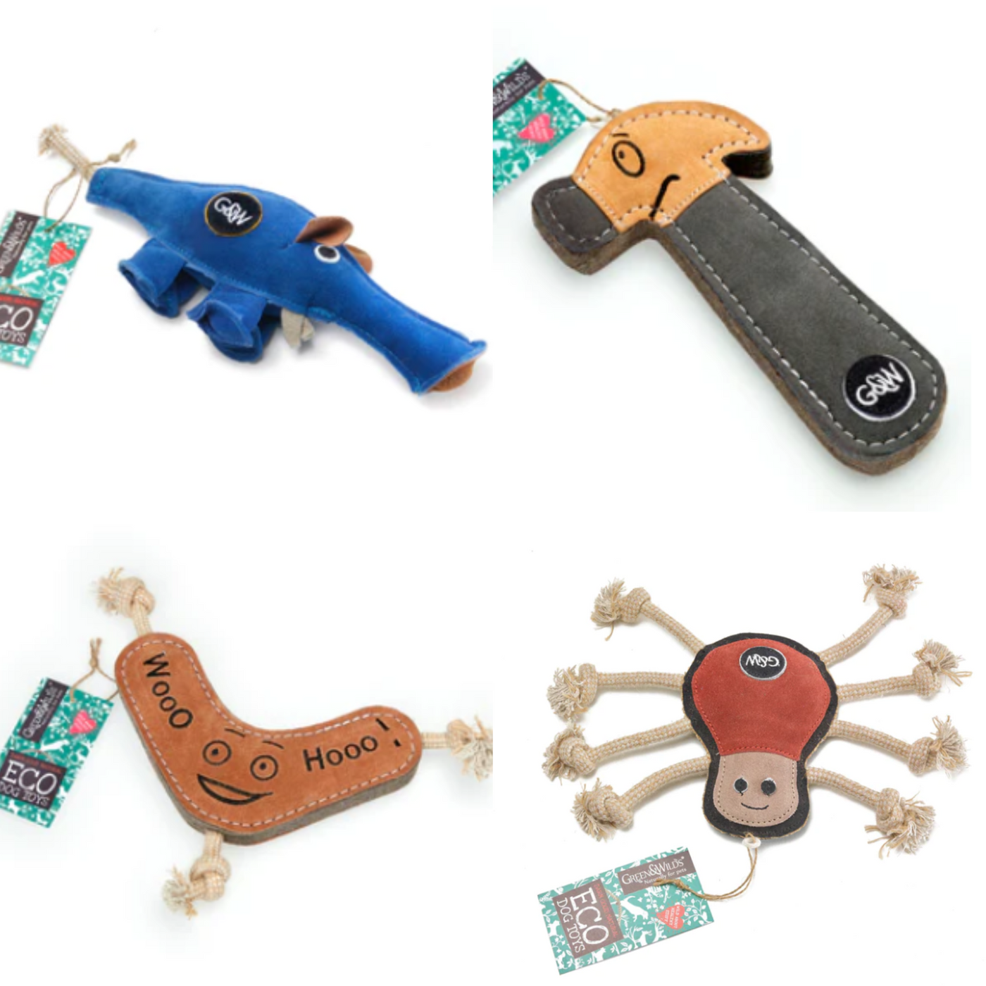 Eco Dog Toys From Green & Wild's