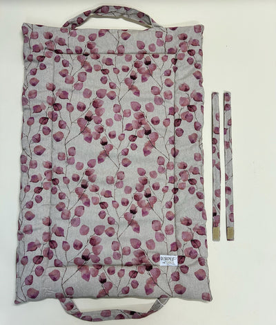 Rose Pink Leaves Cotton Picnic Pads
