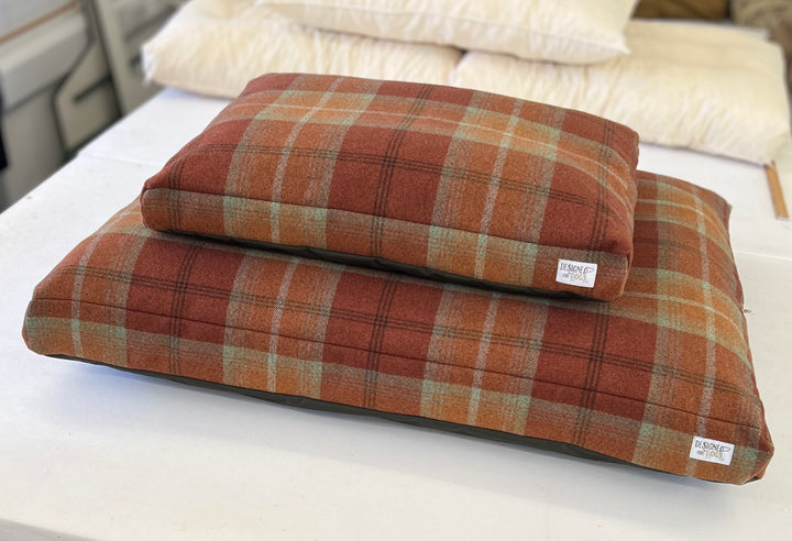 Warm Spice Tartan Mattress Bed