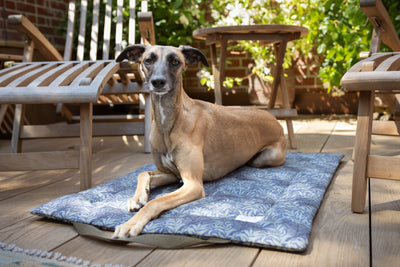 Waterproof Picnic Pads in William Morris Willow Bough, Charcoal