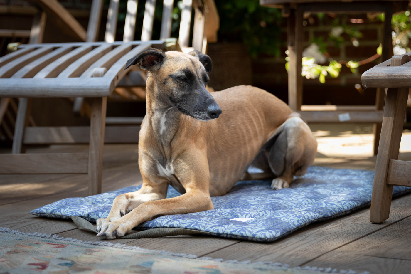 Waterproof Picnic Pads in William Morris Willow Bough, Charcoal