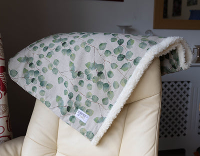 Sage Green Leaves Snuggle Sacks