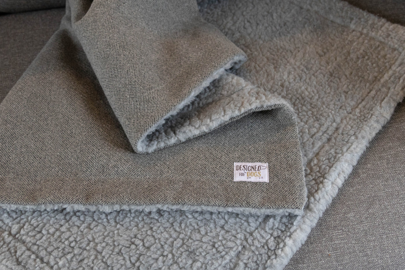 Pewter Tweed Blankets