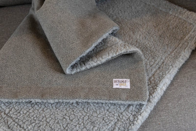 Pewter Tweed Blankets