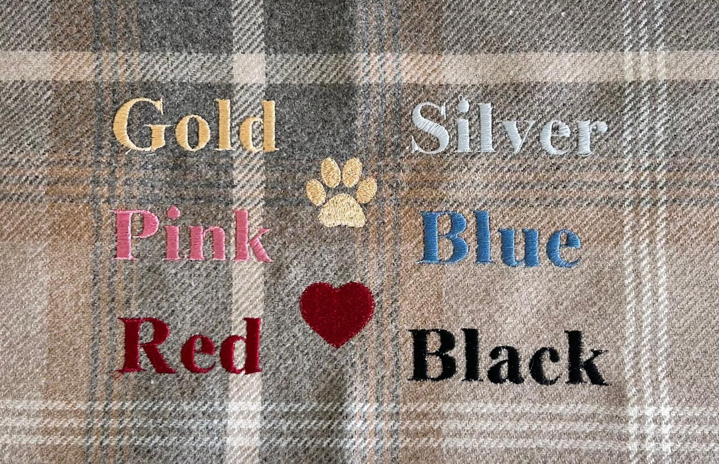 Antique Gold Tartan Blankets