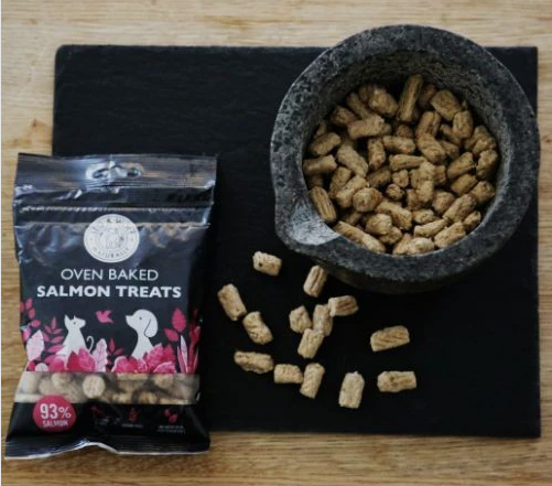 Oven Baked Salmon Treats for Dogs & Cats
