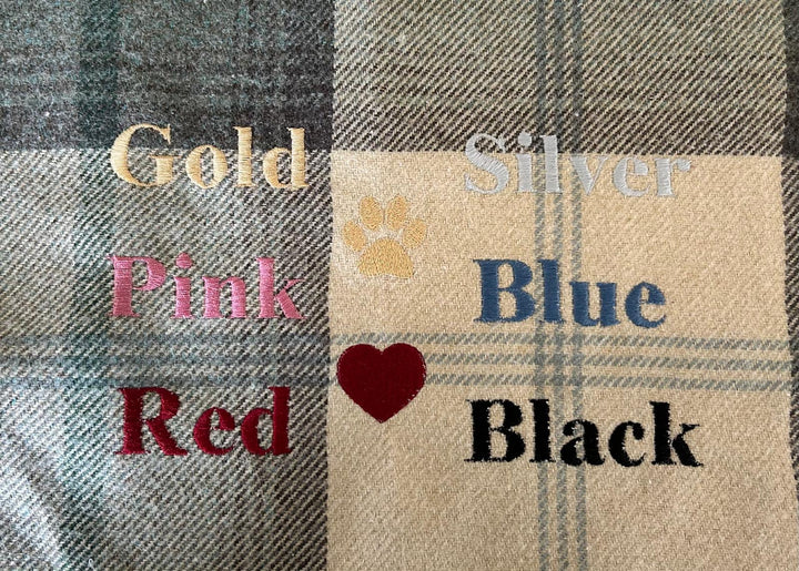 Farmhouse Tartan Doggy Den Bed