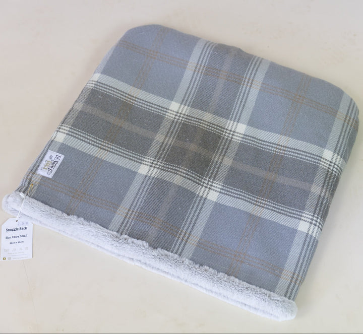 Harbour Grey Tartan Snuggle Sacks