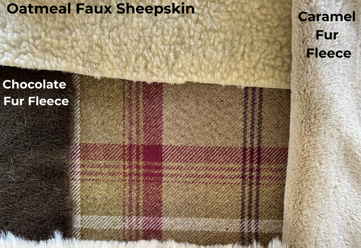 Heather Tartan Doggy Den Bed