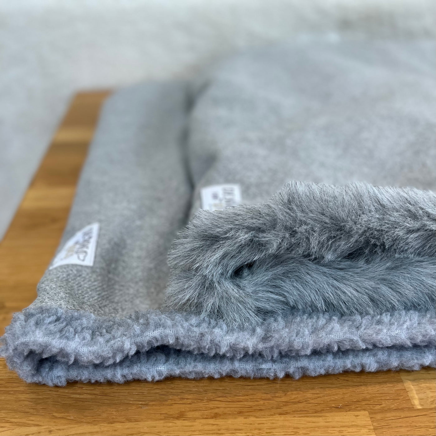 Dove Grey Tweed Snuggle Sacks
