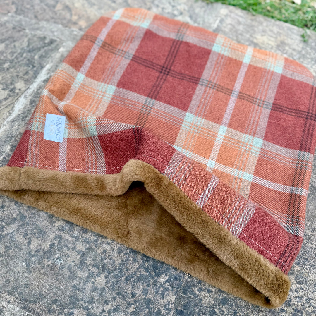 Warm Spice Tartan Snuggle Sacks