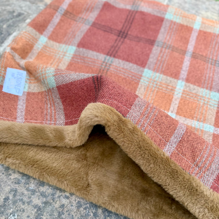 Warm Spice Tartan Snuggle Sacks