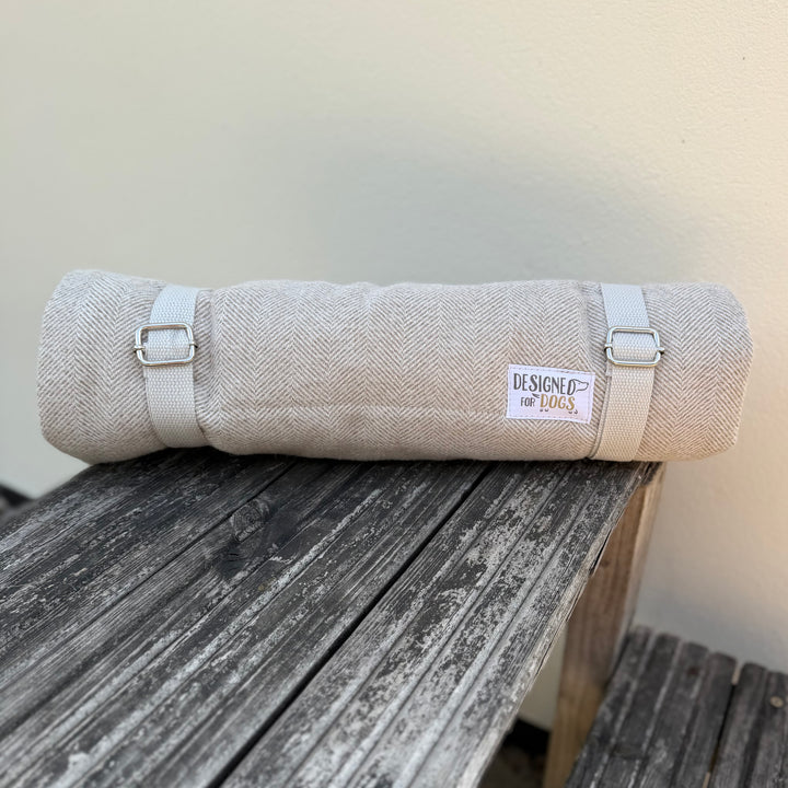 Latte Tweed Picnic Pads