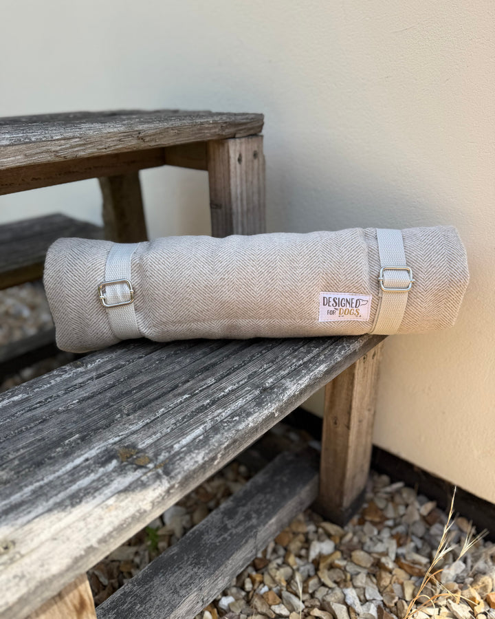 Latte Tweed Picnic Pads