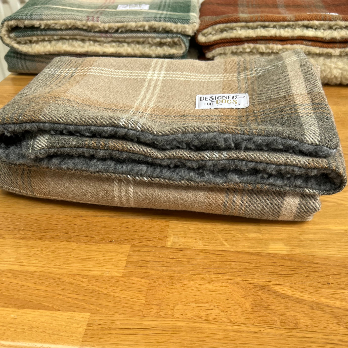 Antique Gold Tartan Blankets