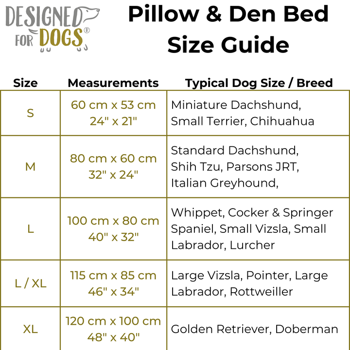 L/XL Pillow Dog Beds for Large Dogs (or smaller dogs sharing)