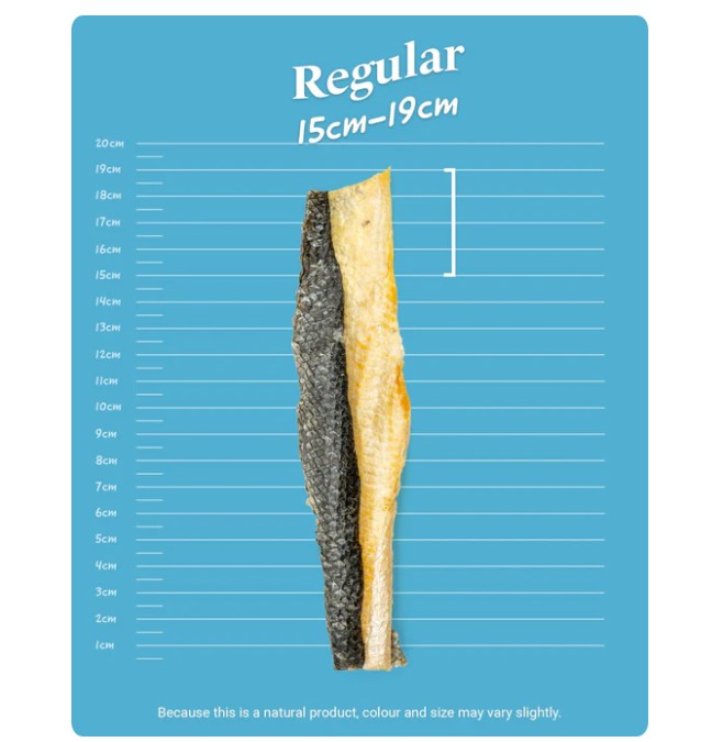 Salmon Skin Flatties 150g