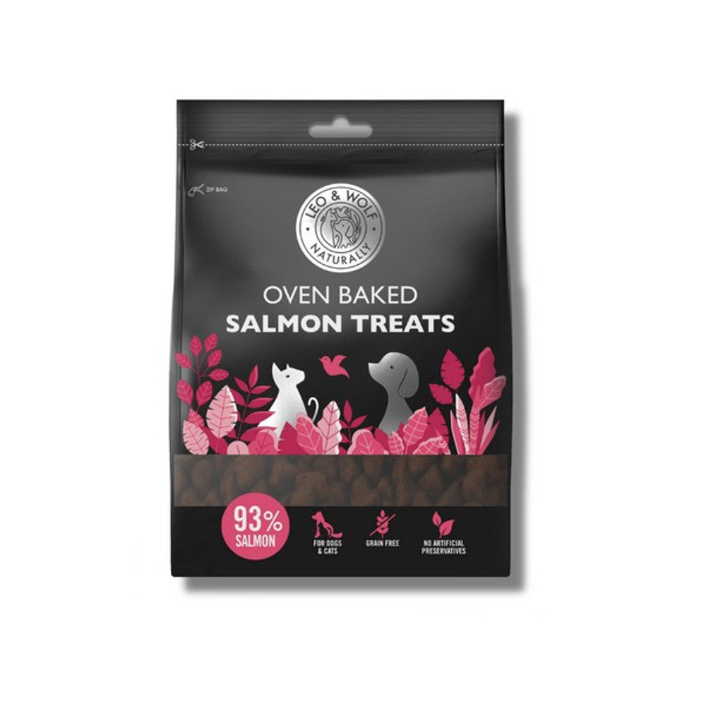 Oven Baked Salmon Treats for Dogs & Cats