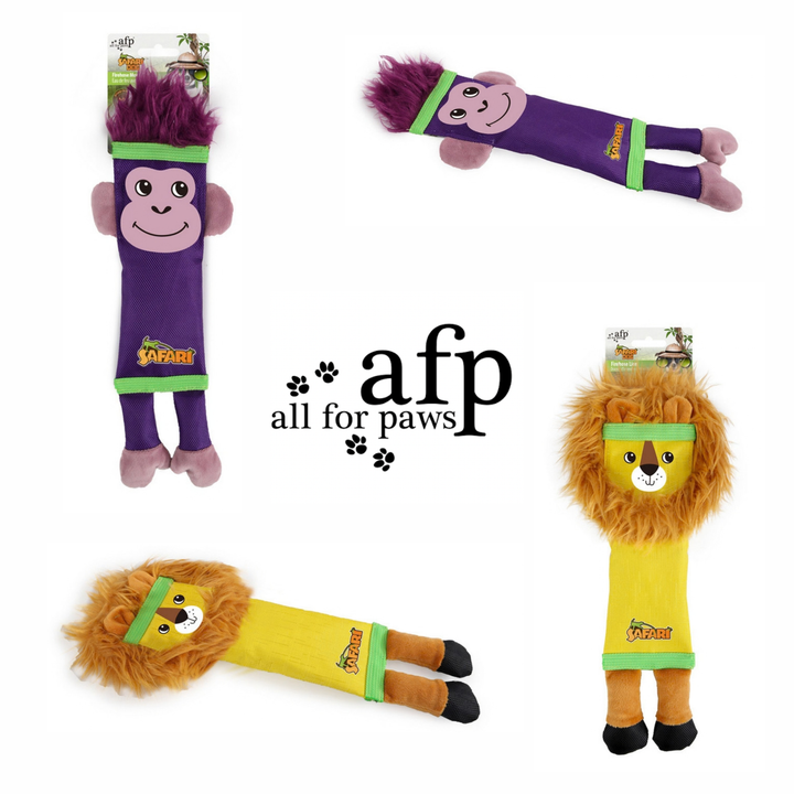 All For Paws Safari Firehose Toys