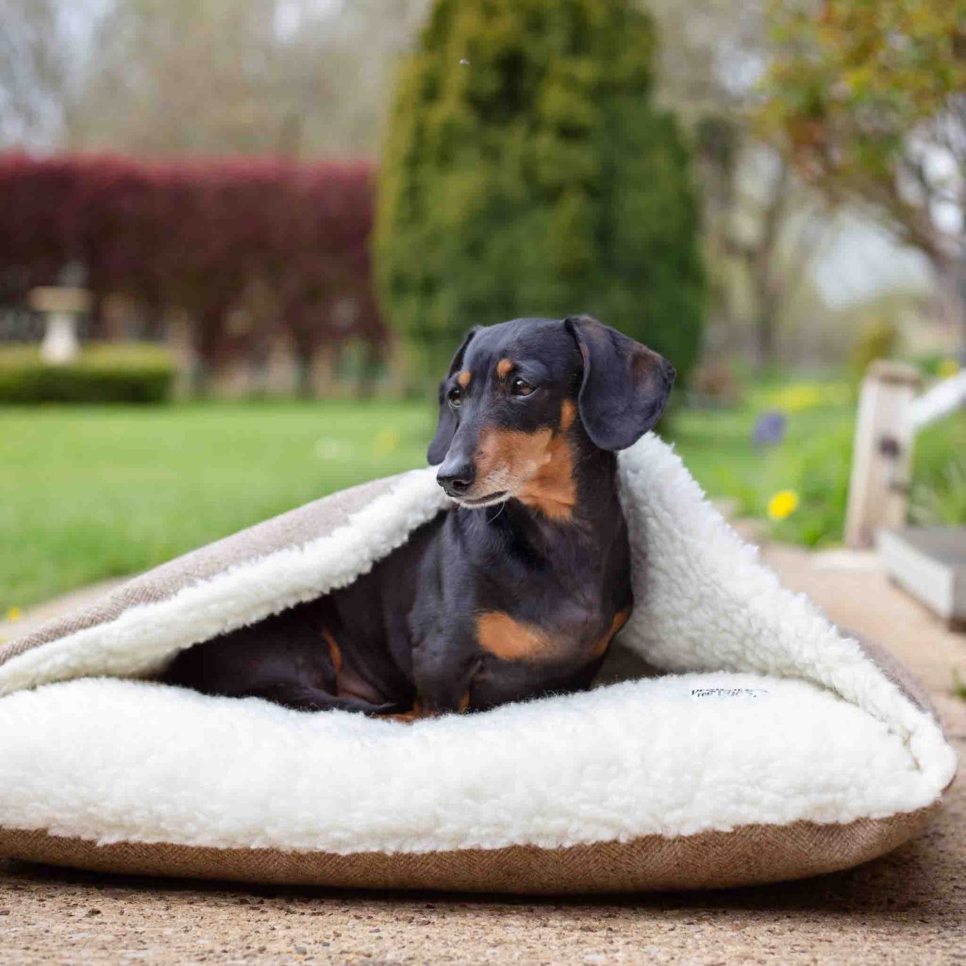 Stone Tweed Doggy Den Bed