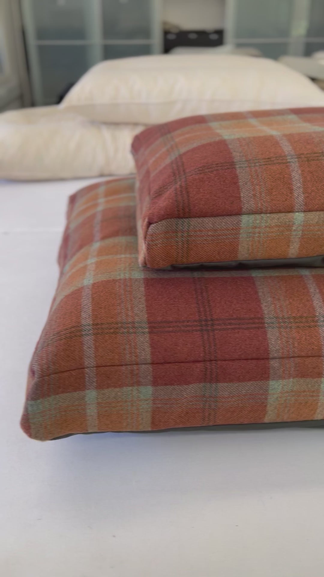 Warm Spice Tartan Mattress Bed