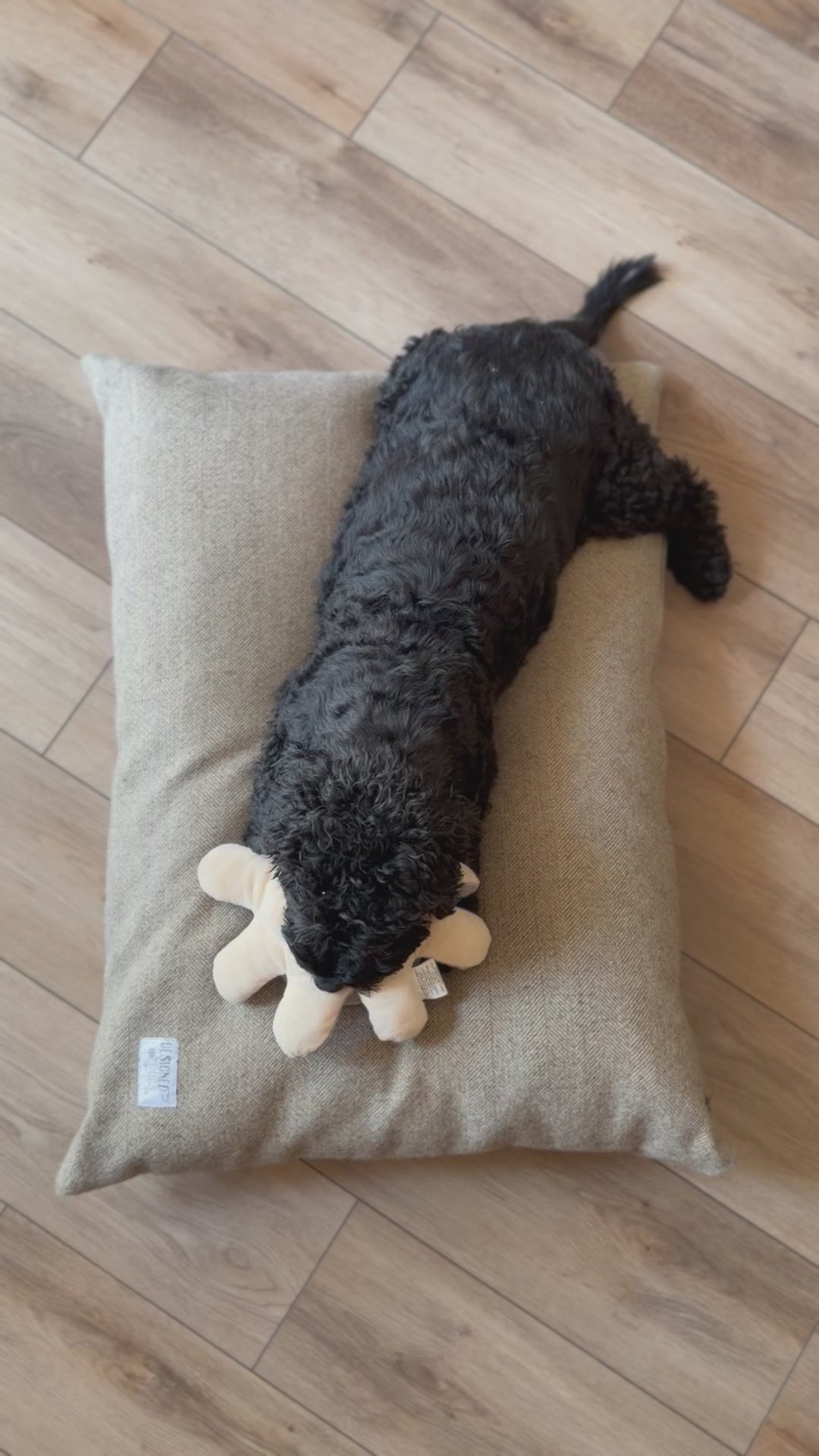 Stone Tweed Pillow Dog Beds