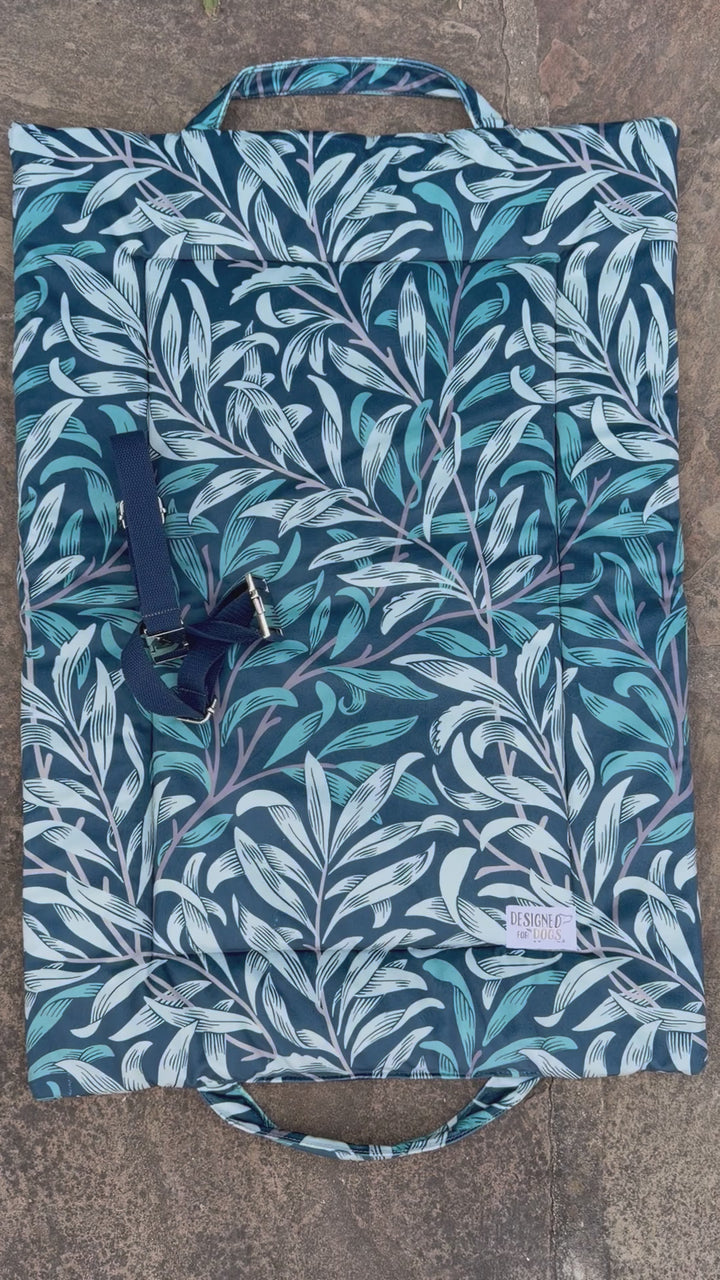 William Morris Teal Blue Willow Bough Picnic Pads
