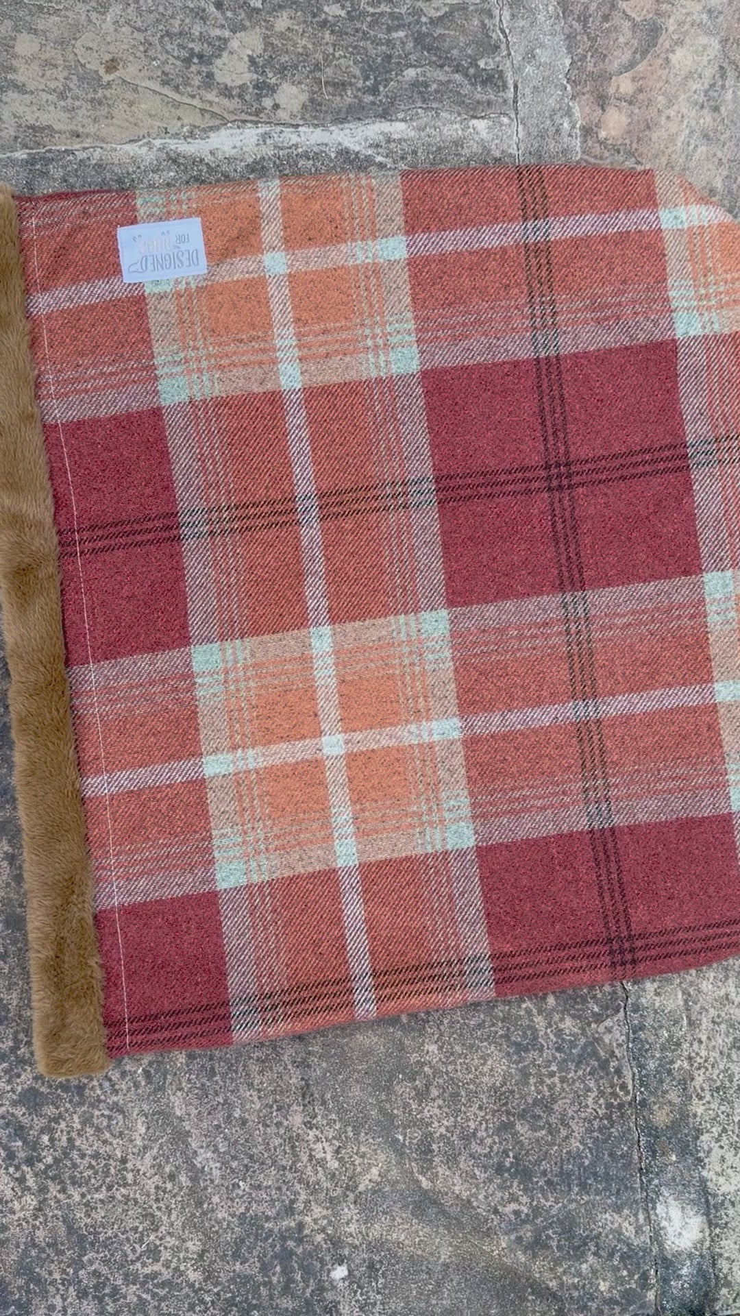 Warm Spice Tartan Snuggle Sacks