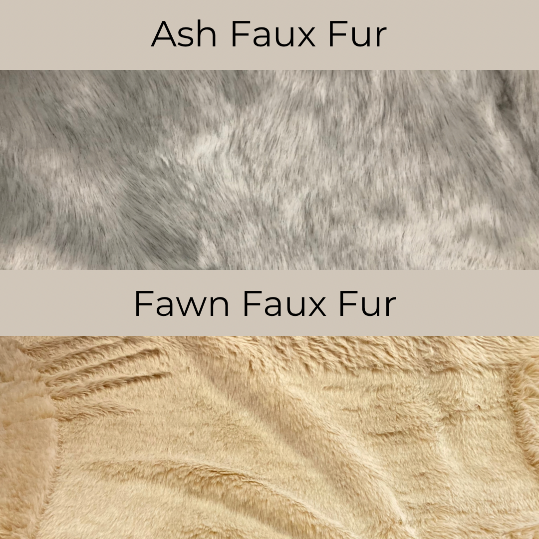 LUXE Premium Check Faux Fur Den Beds